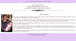 Desktop Screenshot of missourimidwife.com
