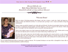 Tablet Screenshot of missourimidwife.com